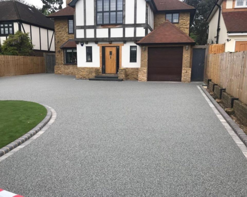 resin driveway compelted Traffordq