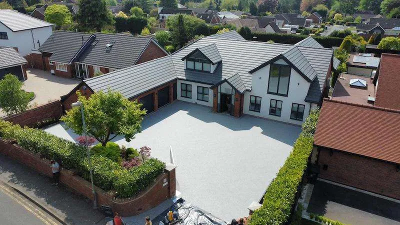 lage resin driveway completed in Alderley Edge